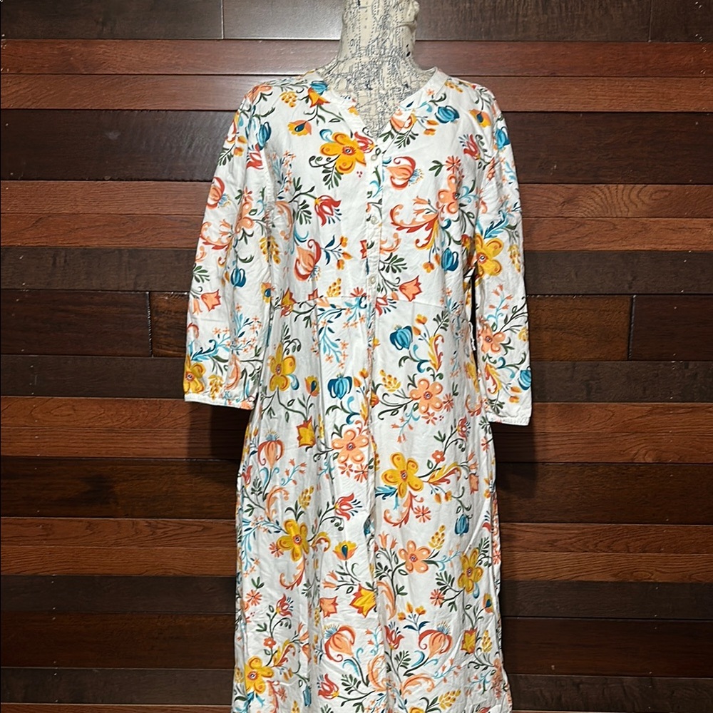 Croft & Barrow Floral Maxi Dress - Multicolor